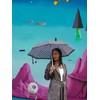 Fulton Minilite-2 Umbrella, Compact Folding, Light Travel Umbrella (Harlequin Heart)