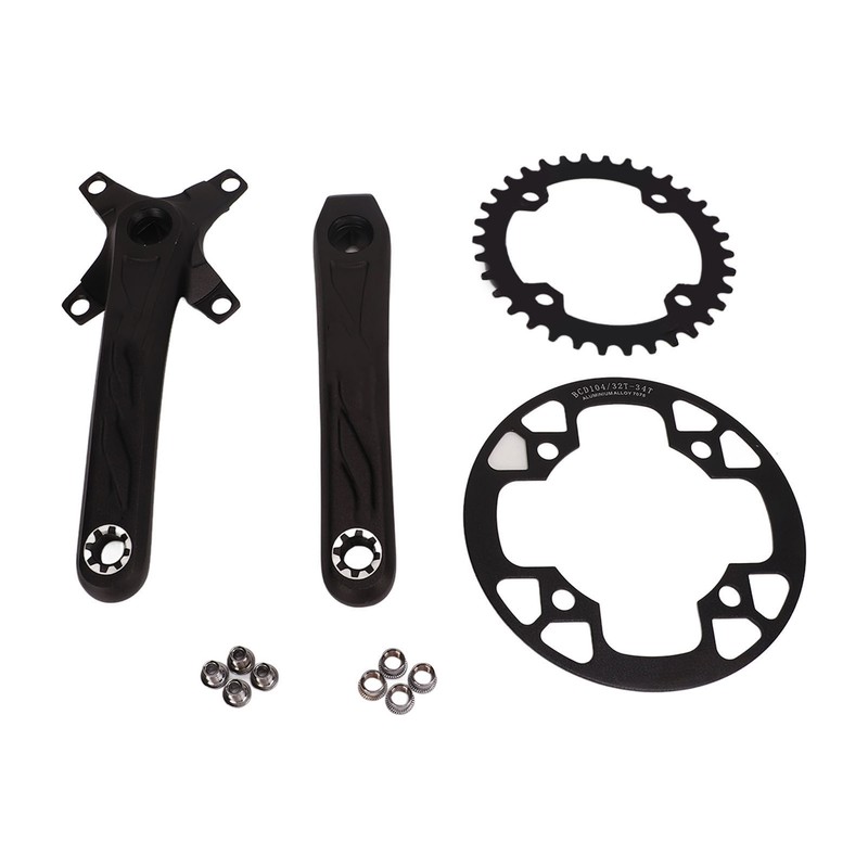Bike Crankset Mountain Bike Crank Arm Set with 34T Positive