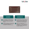 KOTARBAU 05907465900836 Post Support, 165 x 100 mm, Brown