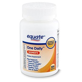 Spring Health Equate - Women One Daily Multivitamin, 100 Tablets + Your Vitamin Guide