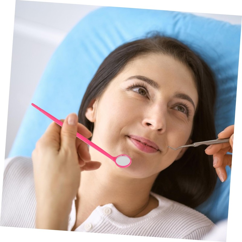 iplusmile 20pcs Disposable Oral Cavity Examination Mirrors Set for Inspection