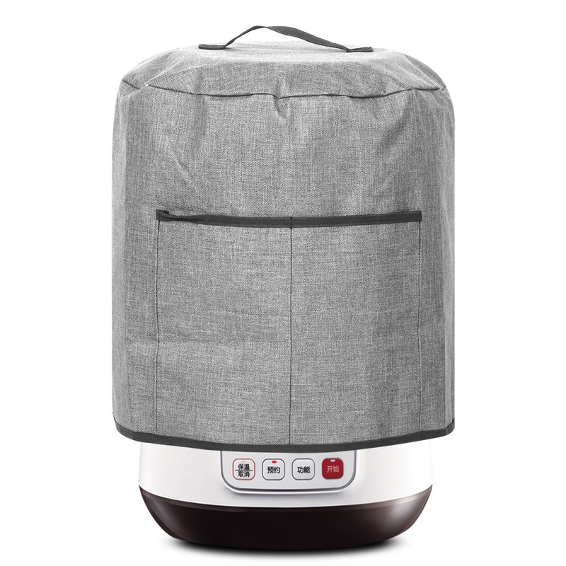 Round Pressure Cooker Dust Cover Protective Cover with Pocket Kitchen