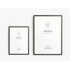 Artower® Picture Frame Black Metal Thin Frame for DIN A4