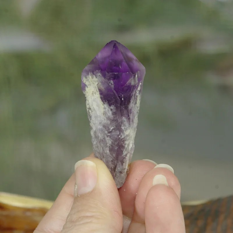 Natural Bahia Amethyst Scepter Amethyst Point Raw Amethyst Points Raw
