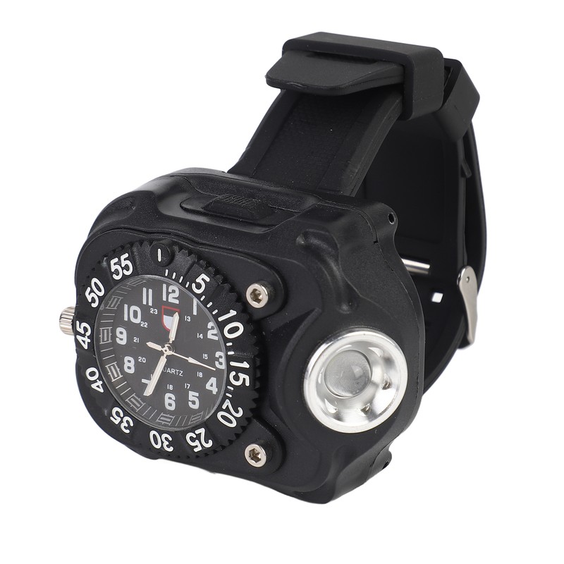 Rechargeable 350lm LED Watch Wrist Light Water Proof Watch Flashlight