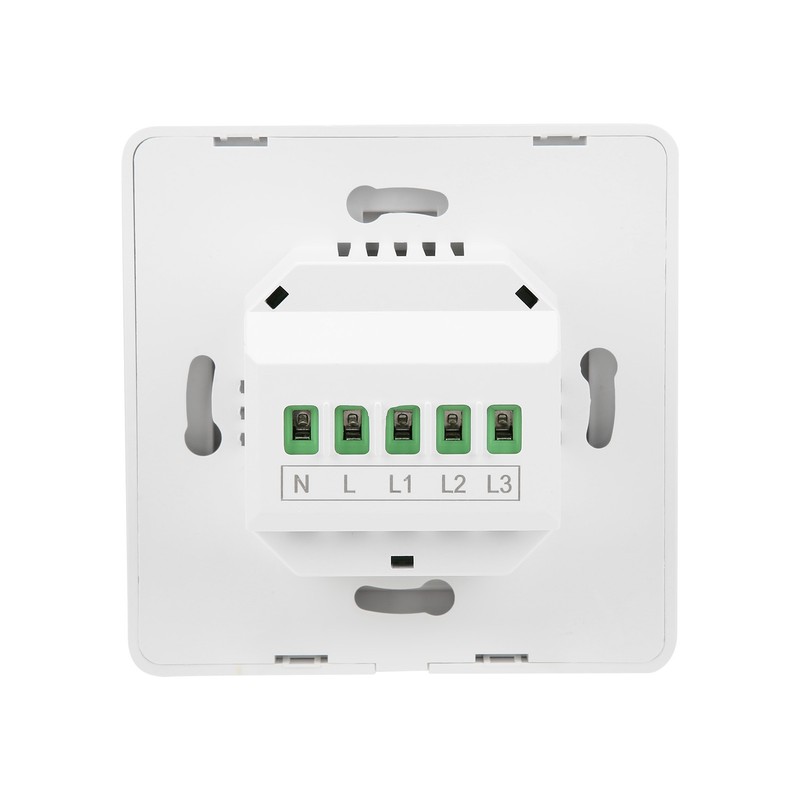 Wall Smart Light Switch Push Button Zero Fire 3 Gang