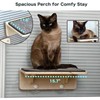Cat Window Perch Set, 3-in-1 Set wtih Carpet Bed &