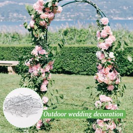 120Pcs Floral U-Pins, 1.8 Inch U-Shape Greening Pins Styrofoam for Straw Wreaths, Holiday Arrangements, Craft Projects