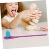 Kisangel 6 Sets Balance Game Egg Spoon Race Wooden Sensory