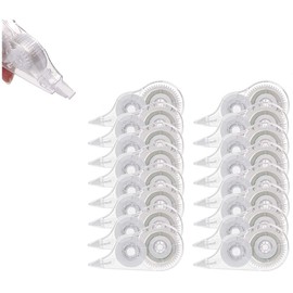 JOSON Pack of 16 White Clear Correcting Tape for School Supplies and Office Products
