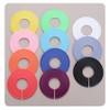 QUUPYSTORE 20Pcs Closet Dividers for Hanging Clothes Clothing Rack Dividers