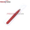 PRECISE CANADA: RED COLOR EYEBROW TWEEZER SLANTED HAIR BEAUTY WOMAN