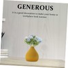 Alipis Ceramic Flower Vase Decorative Centerpiece for Banquet Yellow Home
