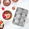 Adorila Stainless Steel Ice Cube Trays, Ice Cube Container with