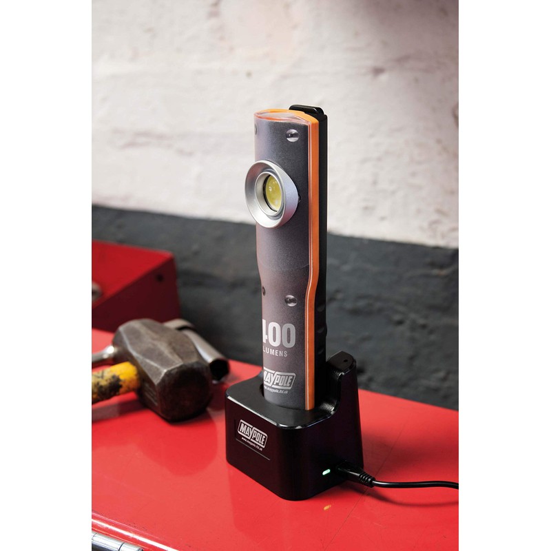 Maypole 400lm LED Pro Inspection Lamp, powerful and wide 5W