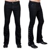 Wornstar Hellraiser Side Button Jeans - Black
