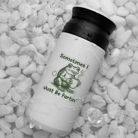 BAVAHA (3pcs/3in) Sometimes I Just Be Fartin Sticker Frog Meme Sassy Sarcastic Adult Humor Saying Funny Fart Stickers Waterproof Vinyl Gifts Decoration Cars Windows Water Bottle Helmet Laptop Tumbler