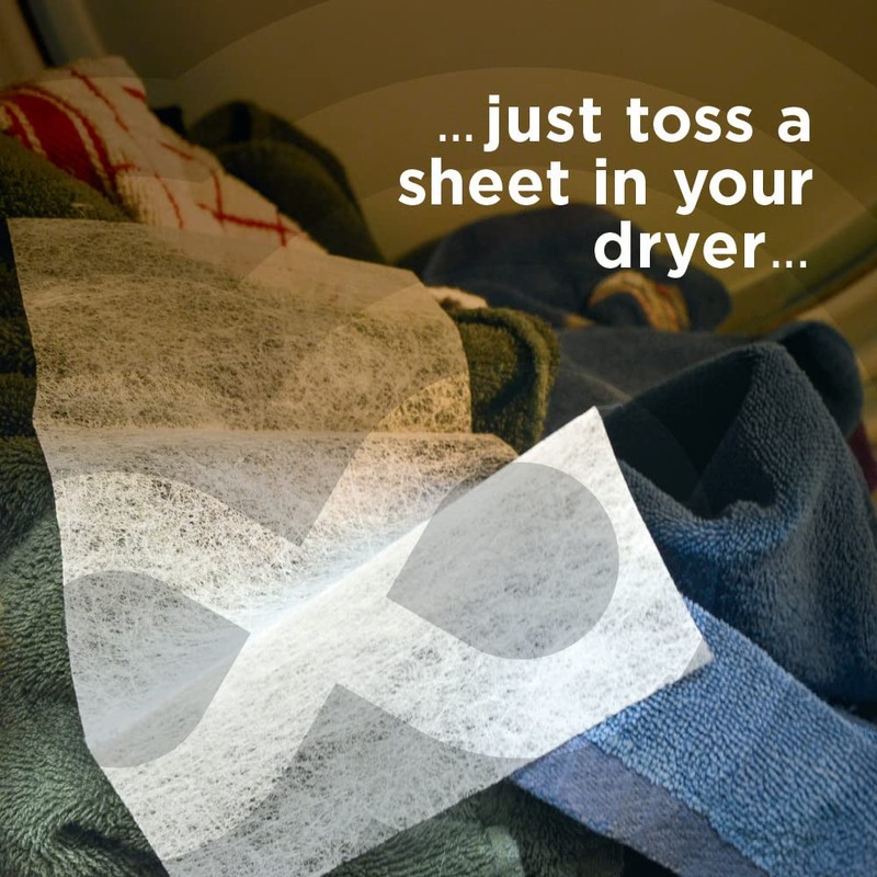 PULSE Non Stops Dryer Sheets - Fresh Scented Laundry Fabric