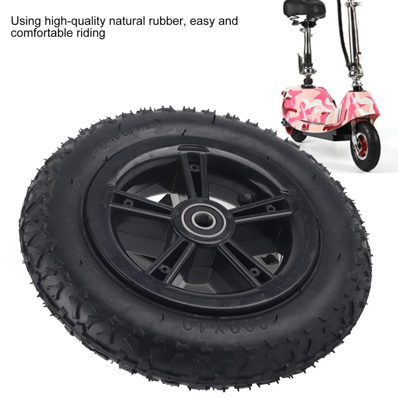 8in Electric Scooter Tire with Wheel Hub Inflation E‑Bike Rubber