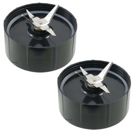 Rhinenet 2PCS Cross Blades Replacement Parts Compatible with Magic Bullet Stirring Blade Juicer 250W Cross Blade, Ice Shaver Spare Blade Replacement Part for Magic Blender Juicer Accessories MB1001