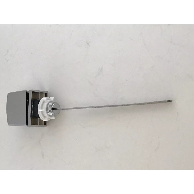 NUFLUSH Chrome Push-Down Flush Handle, Side Mount
