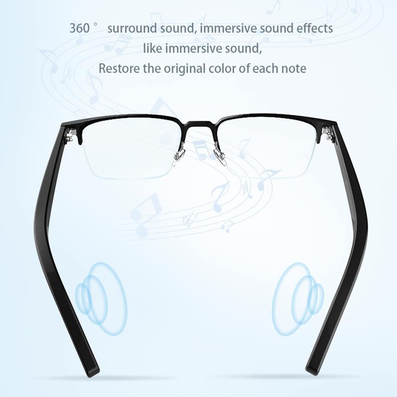 Audio Smart Bluetooth Glasses for Men Women with Speakers Wireless