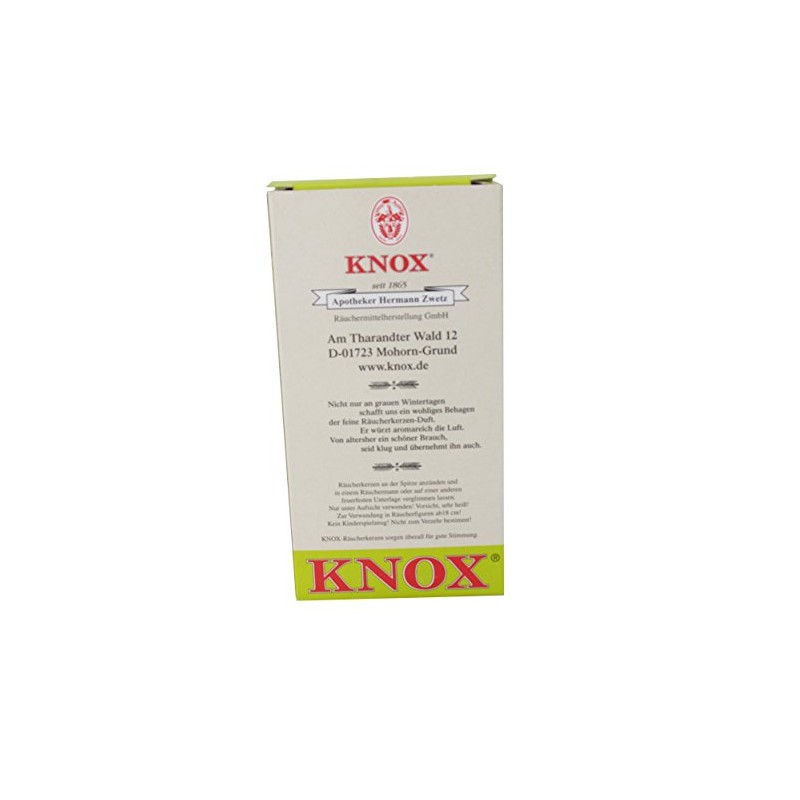 Knox Lemon Scent German Incense Cones Made in Germany for