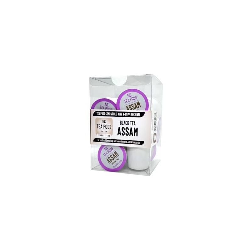 Assam black tea pods, single-serving tea capsules compatible with K-Cup