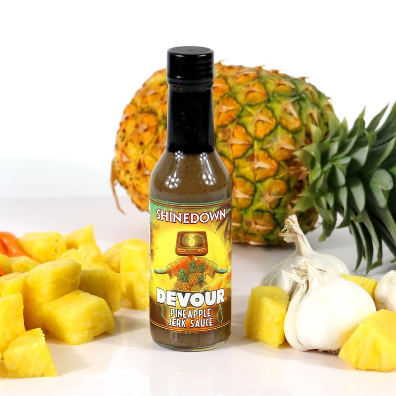 Torchbearer Sauces Pineapple Jerk Sauce aka Devour, a Shinedown Sauce,