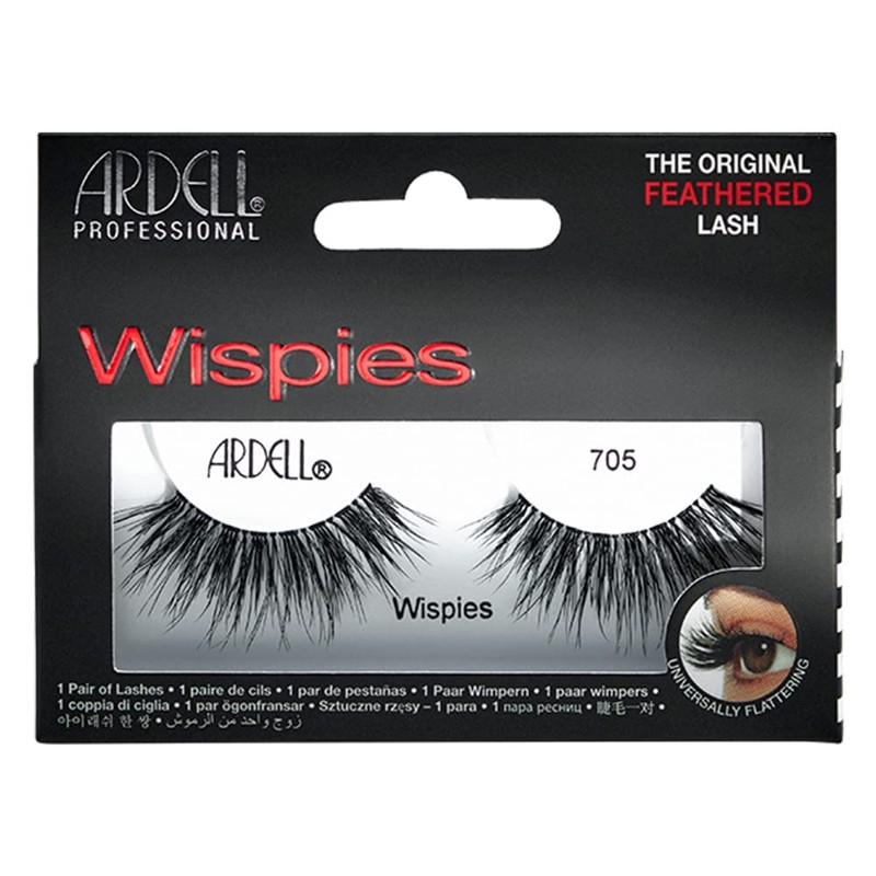 Ardell Wispies False Lashes 705 - Full Volume False Eyelashes,