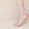 Disposable foot care foot pack vinyl sheets 100 sheets Transparent sock type dead skin care wrap vinyl / 일회용 풋케어 발팩 비닐시트100매 투명 양말형 각질관리 랩비닐