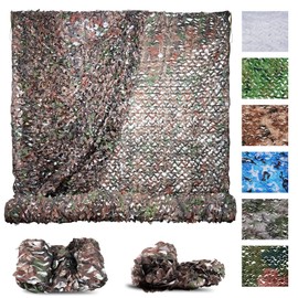 Sposuit Camo Net Camouflage Netting 10 x 10ft - Oxford Fabric Camouflage Nets Military Surplus - Hunting Blind for Deer Stand, Party Supplies Decorations