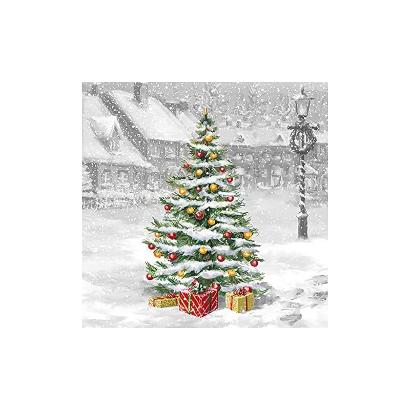 Serviette "Verschneite Weihnacht" 20 Stück