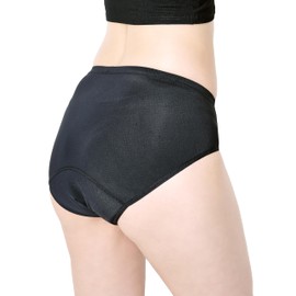 [&COTTON] Absorbent Panties, 0.8 fl oz (25 ml) Absorption, 2 Types (Normal, Lace) Sizes M/L/LL Sanitary Shorts, Black