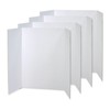 Pacon Presentation Boards, Single Wall, White, 48" x 36", 4