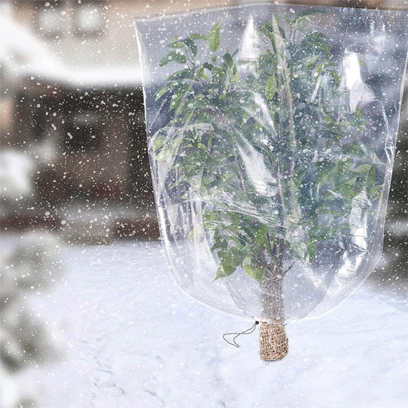 Plant Covers Freeze Protection | Clear Winter Plant Frost Bags