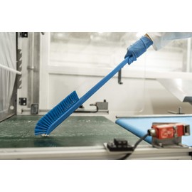 Vikan 41975 Ultra-Slim Cleaning Brush with Long Handle, 23.62" Medium, White