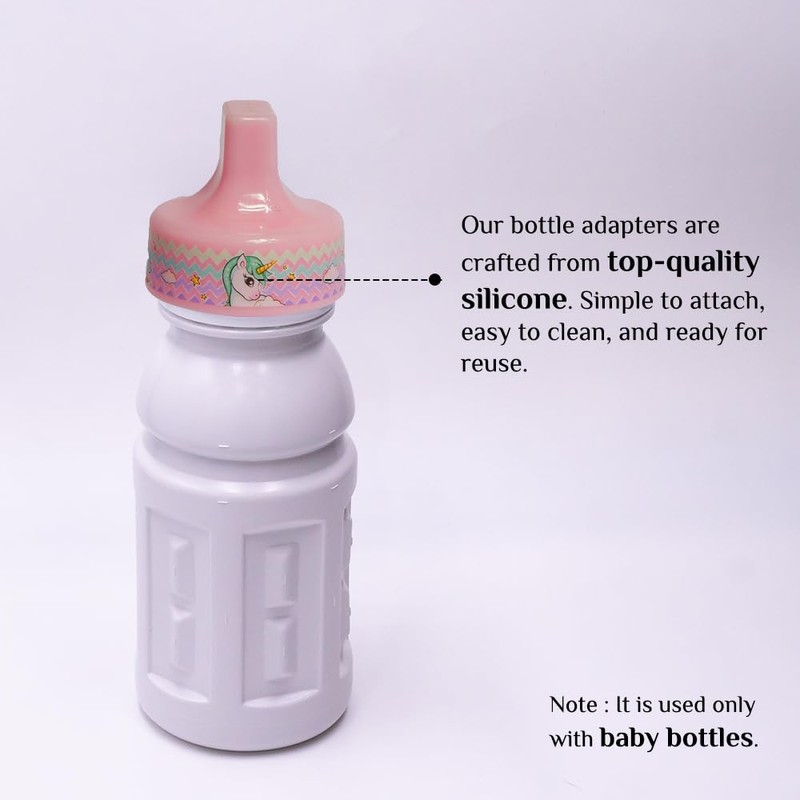 Refresh-a-Baby Universal Bottle Top Spout Adapter – 2 Pc Pack,