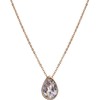 LuckyLy Collares para Mujer Oro Rosa 18K Plata Zirconia Cúbica