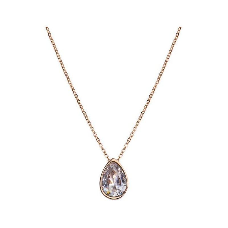 LuckyLy Collares para Mujer Oro Rosa 18K Plata Zirconia Cúbica