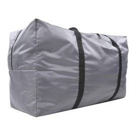Gray Large Foldable Storage Carry Bag, Polyester Handbag Accessory for Canoeing Inflatable Boat, Kayaks Gas Boats, Fishing Boats, Rubber Boats(Gray)