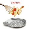 KEISSCO Stainless Steel Spaetzle Maker Lid with Scraper Traditional German