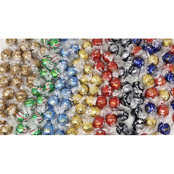 Lindt Lindor Assorted Flavored Truffles, Perfect for Parties Birthdays Engagements Weddings and More Occasions and Events, 120 Count
