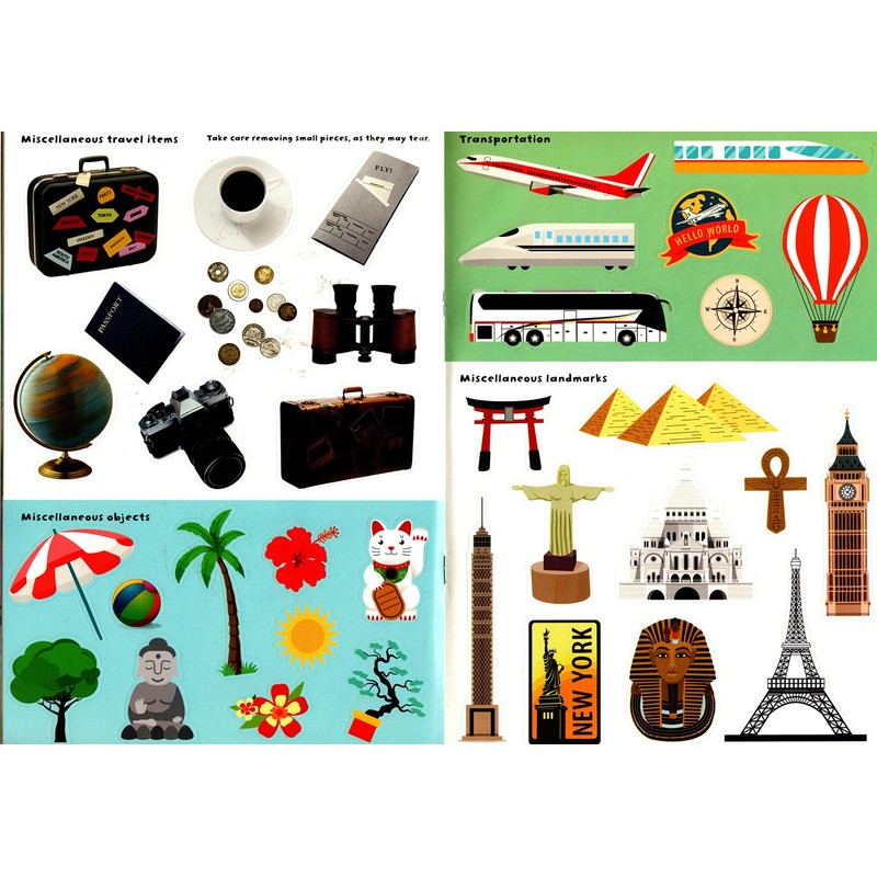 Greenbrier International Sticker Activity Book - Around The World -
