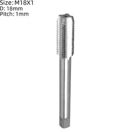 Burkit M18 X 1 Tap and Die Set, M18 x 1.0 Machine Thread Tap and Round Die Right Hand