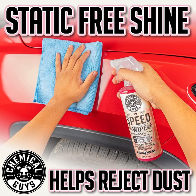 Chemical Guys Speed Wipe Quick Detailer, Safe for Cars, Trucks,