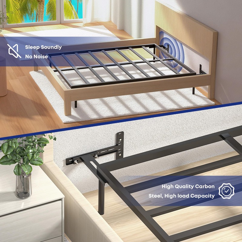 2 Pack Headboard Brackets for Adjustable Metal Beds Headboard &