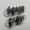 Double Cross Handmade Nail Tips - Long Coffin / 더블