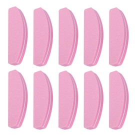 sourcing map 10pcs Mini Nail Buffers, 100/180 Grit Nail Sanding Blocks, Bulk Nail Buffing Polishing Blocks Professional Nail Polisher Set for Acrylic and Natural Nails, Pink