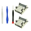 CTHTBZ 2PCS Silver Replacement Internal SYNC Power Charge Jack Socket